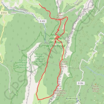 Trace GPS Du Grand Manti à l'Aulp du Seuil, itinéraire, parcours
