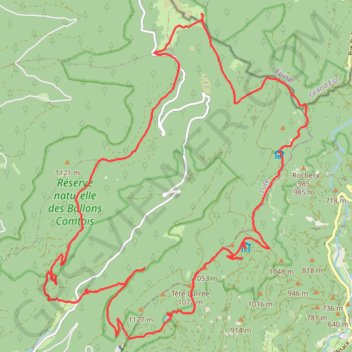 Trace GPS Le tour de la vallée de Plancher les mines, itinéraire, parcours