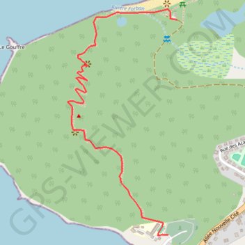 Trace GPS 🚶 Trace de la plage de Grande Anse par Gros Morne, itinéraire, parcours