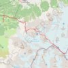 Trace GPS Mont Blanc à la journée depuis le Crozat, itinéraire, parcours