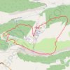 Trace GPS Audibergue - Circuit Crêtes, itinéraire, parcours