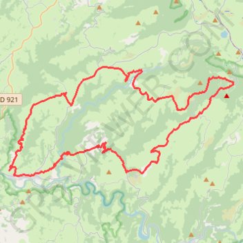 Trace GPS Sur les traces de la transhumance - Saint-Côme-d'Olt, itinéraire, parcours