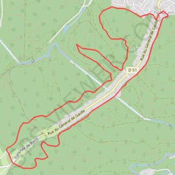 Trace GPS Chemins du Cœur des Vosges - Notre Dame des 3 vallées, itinéraire, parcours