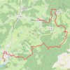 Trace GPS Obviwak lac des sapins J1, itinéraire, parcours