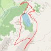 Trace GPS Lac de la Girotte - Rocher des Enclaves, itinéraire, parcours