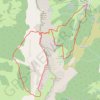 Trace GPS Le grand Veymont depuis Gresse, itinéraire, parcours