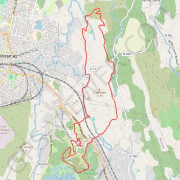 Trace GPS Miramas - Fête de la randonnée, itinéraire, parcours