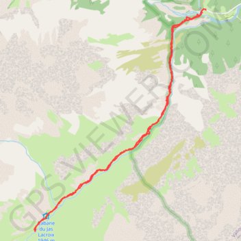 Trace GPS Torrent de la Selle ; Jas Lacroix, itinéraire, parcours