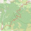 Trace GPS GR70 Etape 7 Chasserades Le Bleymard 19 km, itinéraire, parcours