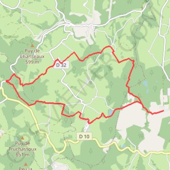Trace GPS Sur la trace des canards - Saint-Quentin-la-Chabanne, itinéraire, parcours