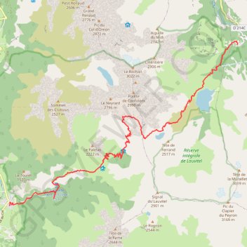 Trace GPS Rando La Danchere - Le Périer, itinéraire, parcours
