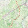 Trace GPS Crêt de la perdrix - Mornant, itinéraire, parcours
