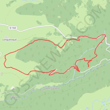 Trace GPS Cascade du Devèz et fosse à loup - circuit long, itinéraire, parcours