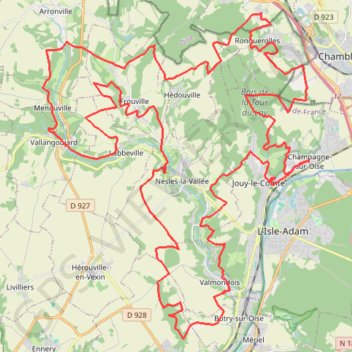 Trace GPS La Champenoise, itinéraire, parcours
