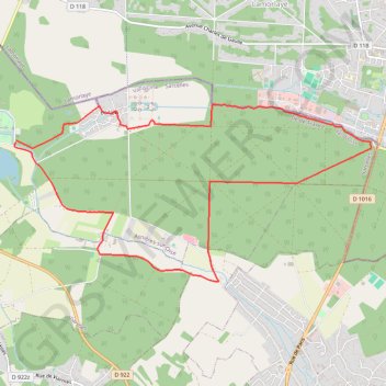 Trace GPS Rando a Royaumont, itinéraire, parcours