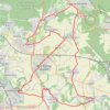 Trace GPS La Brie autour des villes de Brie-Comte-Robert, de Lesigny et de Combs-la-Ville, itinéraire, parcours