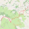 Trace GPS Mont Baïgura, itinéraire, parcours