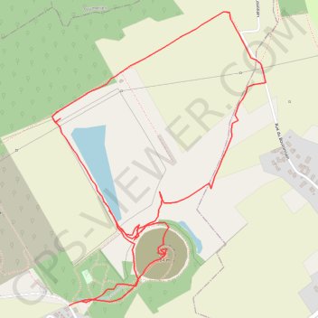 Trace GPS Terril à Leforest, itinéraire, parcours