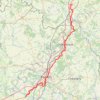 Trace GPS Sainte-Maure-de-Touraine - Lusignan, itinéraire, parcours