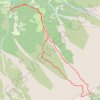 Trace GPS Roc Neir (Monte Druina), itinéraire, parcours
