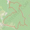 Trace GPS Tour du Serre de Monfort et chapelle des Sadous, itinéraire, parcours