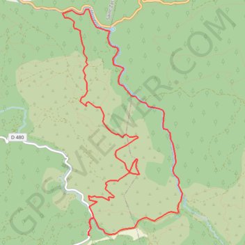 Trace GPS Rando Saint-Zacharie Pas de Peyruis, itinéraire, parcours