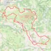 Trace GPS Tour du Larzac - La Cavalerie, itinéraire, parcours