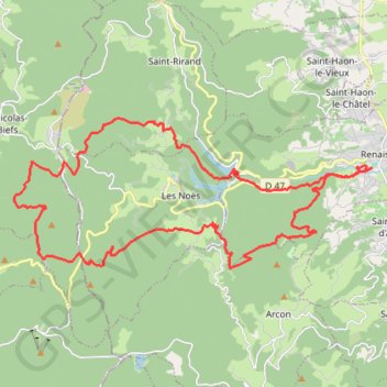 Trace GPS trail 2016, itinéraire, parcours