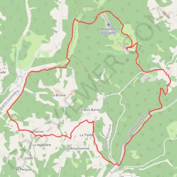 Trace GPS Salignac - Les anoirs, itinéraire, parcours