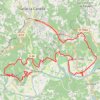 Trace GPS J7 Vitrac - Sarlat, itinéraire, parcours