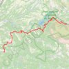 Trace GPS GR99 De Saint Martin-de-Pallières au Gorges du Verdon (Var), itinéraire, parcours