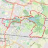 Trace GPS Le tour des lacs - Villeneuve-d'Ascq, itinéraire, parcours