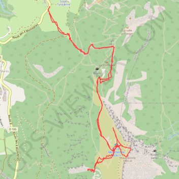 Trace GPS Vercors - Le Moucherotte depuis Saint Nizier, itinéraire, parcours