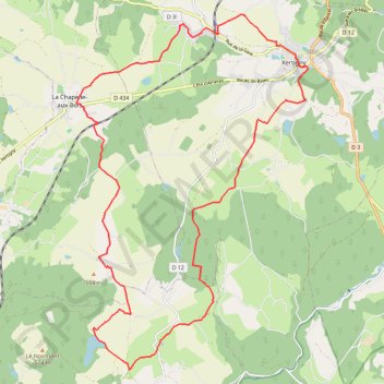Trace GPS Chemins du Cœur des Vosges - Le Rouge Moulin, itinéraire, parcours