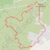 Trace GPS Mont du Marseillais, itinéraire, parcours