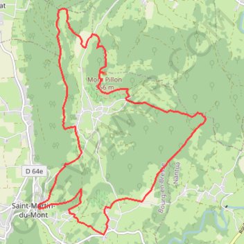Trace GPS Soblay - Croix de la Dent, itinéraire, parcours