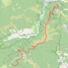 Trace GPS Descendre du Mas-de-la-Barque à Villefort, itinéraire, parcours