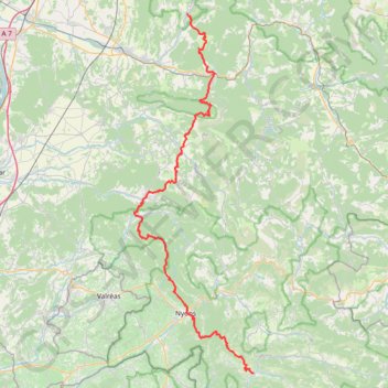 Trace GPS GR9 De Beaufort-sur-Gervanne à Buis-les-Baronnies (Drôme), itinéraire, parcours