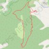 Trace GPS Itinéraire de rando "Le Pic Saint Cyr", itinéraire, parcours