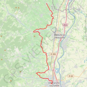 Trace GPS Marathon International du Beaujolais 2022-7773615, itinéraire, parcours