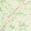 Trace GPS Chemin de Tours (de Saint-Sauvant à Melle), itinéraire, parcours