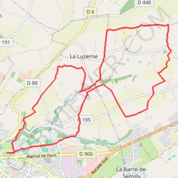 Trace GPS 2024 - 15 km - Trail Au Clair de la Lune (2024), itinéraire, parcours