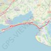 Trace GPS 22: ViaRhôna de Aigues-Mortes à Palavas-les-Flots, itinéraire, parcours