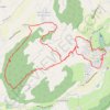 Trace GPS St Geoire en Valdaine, itinéraire, parcours