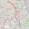 Trace GPS Chemin de Compostelle Paris - Montgeron, itinéraire, parcours