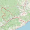 Trace GPS Lloret-Hostalric-Mosqueroles-Santa fe-Arbucies-Lloret, itinéraire, parcours