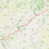Trace GPS Saint-Antoine - Lectoure - Chemin de Compostelle, itinéraire, parcours