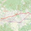 Trace GPS De Montecatini Terme à Lucques, itinéraire, parcours