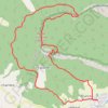 Trace GPS Synclinal ROCHECOLOMBE (Saou), itinéraire, parcours