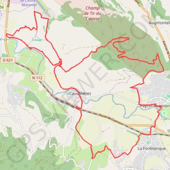 Trace GPS Balade sur le Causse - Saint-Alby, itinéraire, parcours